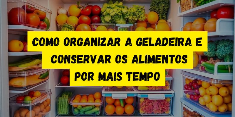 Como organizar a geladeira e conservar os alimentos por mais tempo